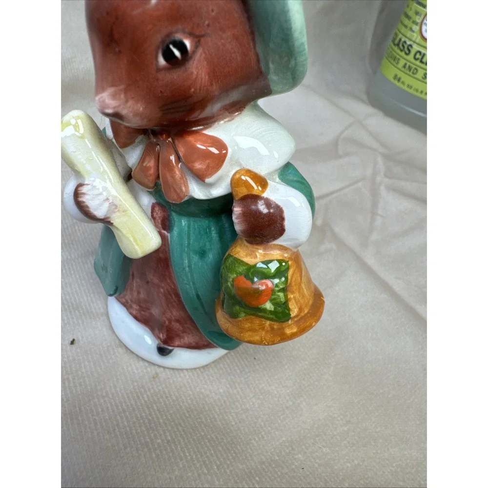 Schmid Country Cousins‎ Mouse Mice 80's Vintage Decor knick knack Teacher Mama